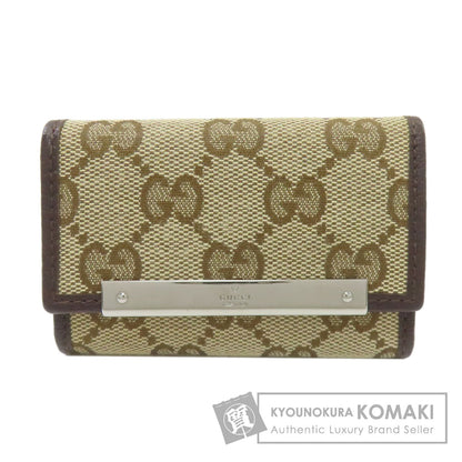 GUCCI 127048 GG canvas key holder Canvas Ladies [Used]