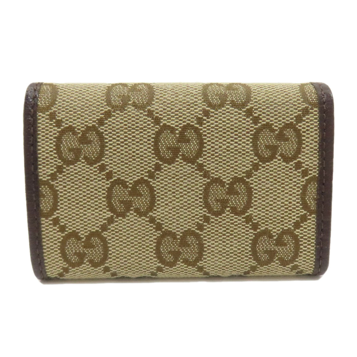 GUCCI 127048 GG canvas key holder Canvas Ladies [Used]