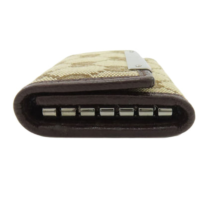 GUCCI 127048 GG canvas key holder Canvas Ladies [Used]