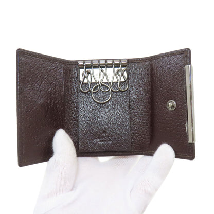 GUCCI 127048 GG canvas key holder Canvas Ladies [Used]