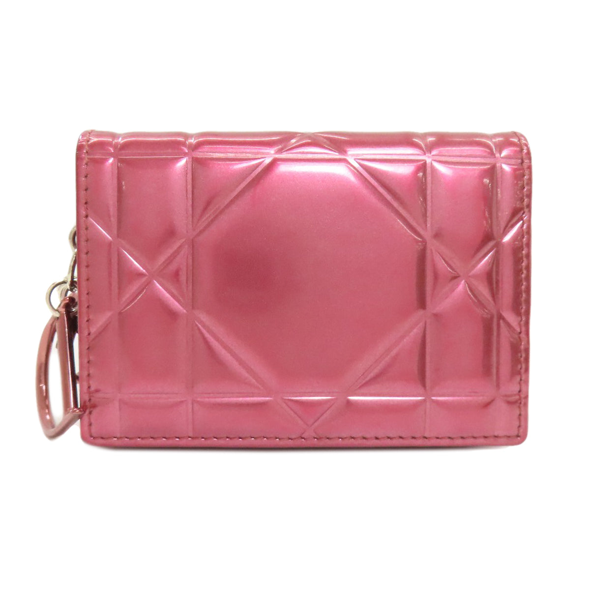CHRISTIAN DIOR Canage Card Case Enamel Ladies [Used]