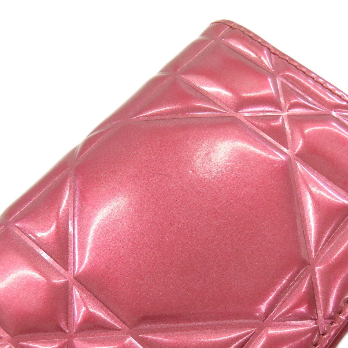 CHRISTIAN DIOR Canage Card Case Enamel Ladies [Used]