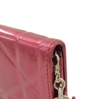 CHRISTIAN DIOR Canage Card Case Enamel Ladies [Used]