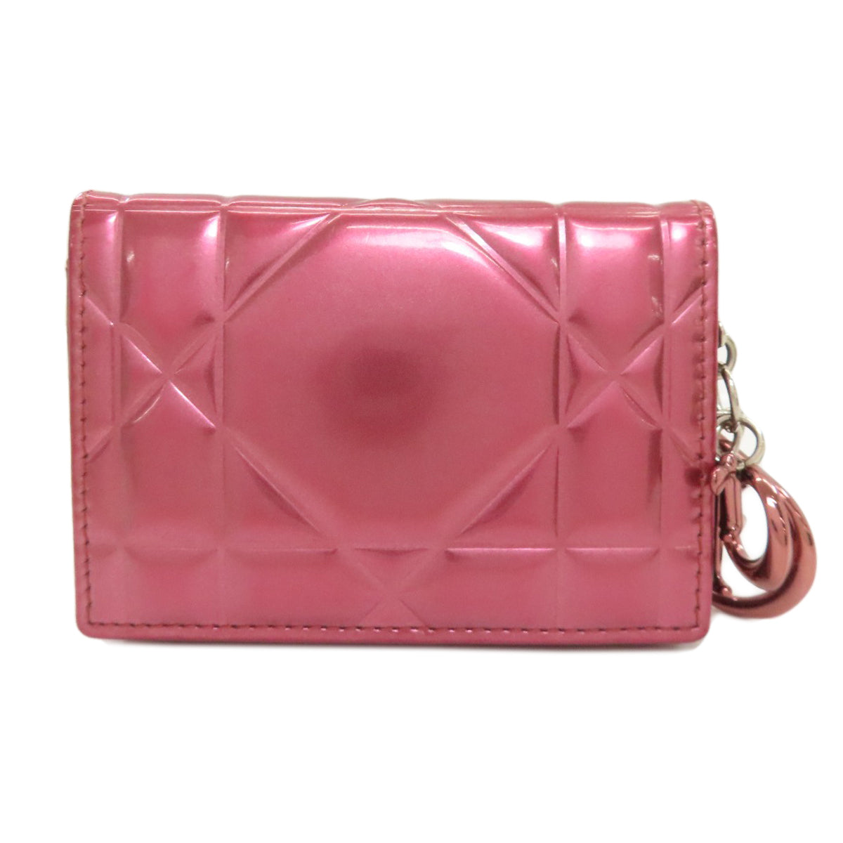 CHRISTIAN DIOR Canage Card Case Enamel Ladies [Used]