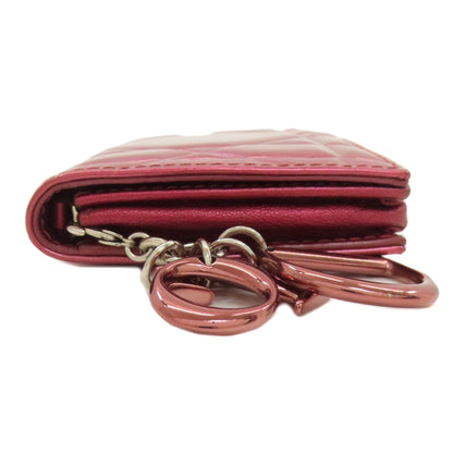 CHRISTIAN DIOR Canage Card Case Enamel Ladies [Used]
