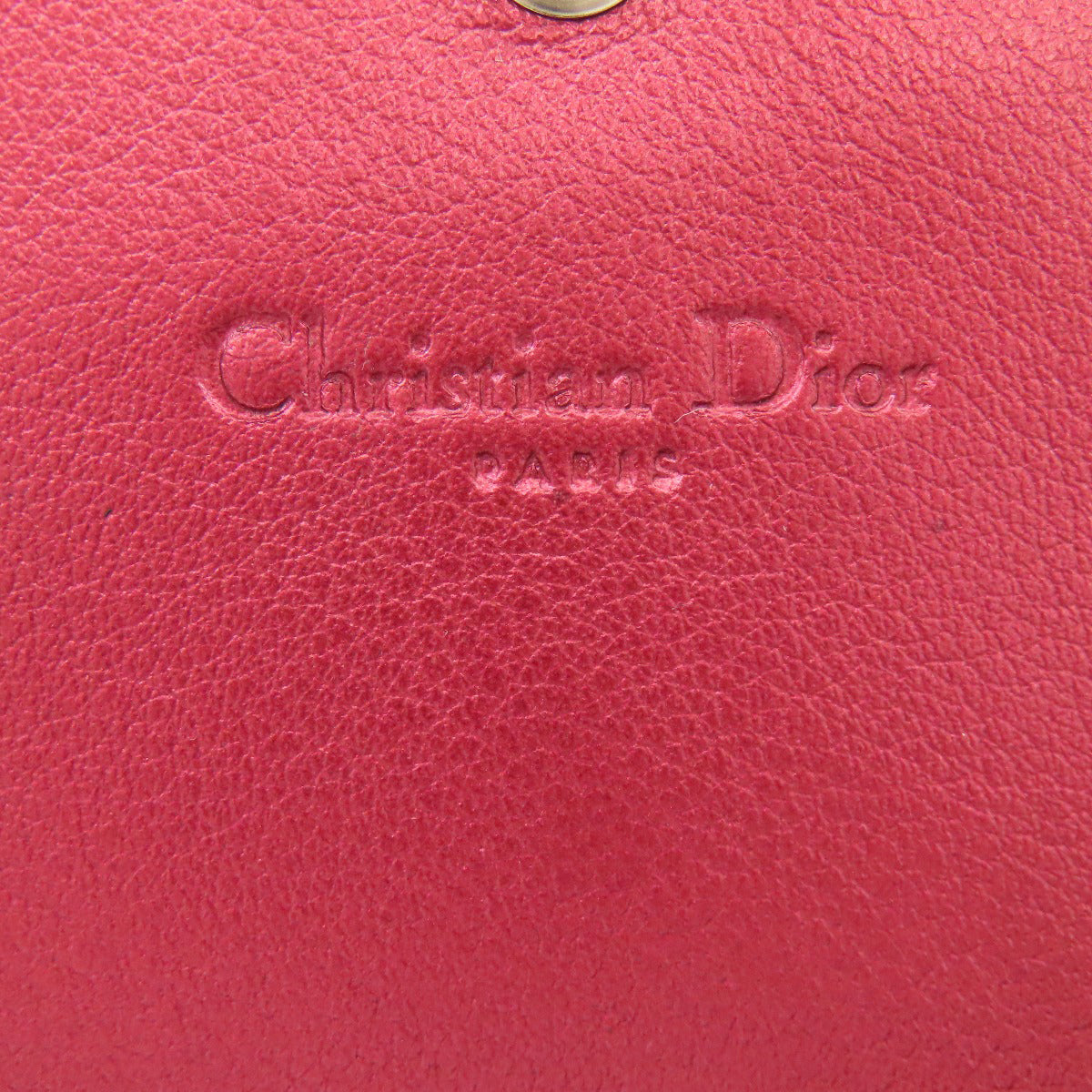 CHRISTIAN DIOR Canage Card Case Enamel Ladies [Used]