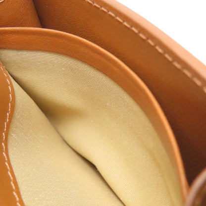 CELINE Triomphe Card Case Leather Ladies [Used]
