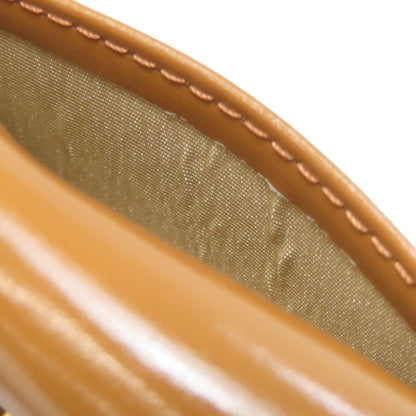 CELINE Triomphe Card Case Leather Ladies [Used]