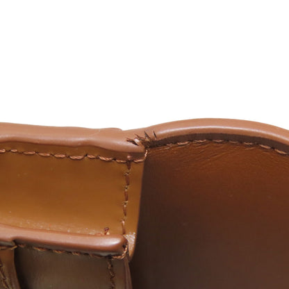 CELINE Triomphe Card Case Leather Ladies [Used]