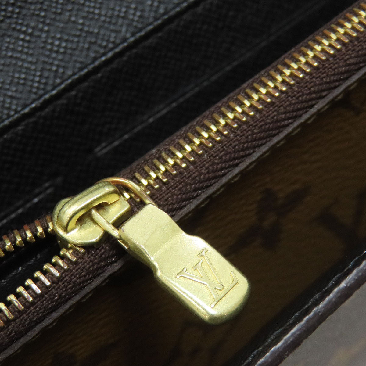 LOUIS VUITTON M80726 Portefeiulle Â· Sarah Long wallet (with coin pocket) Monogram reverse Ladies [Used]