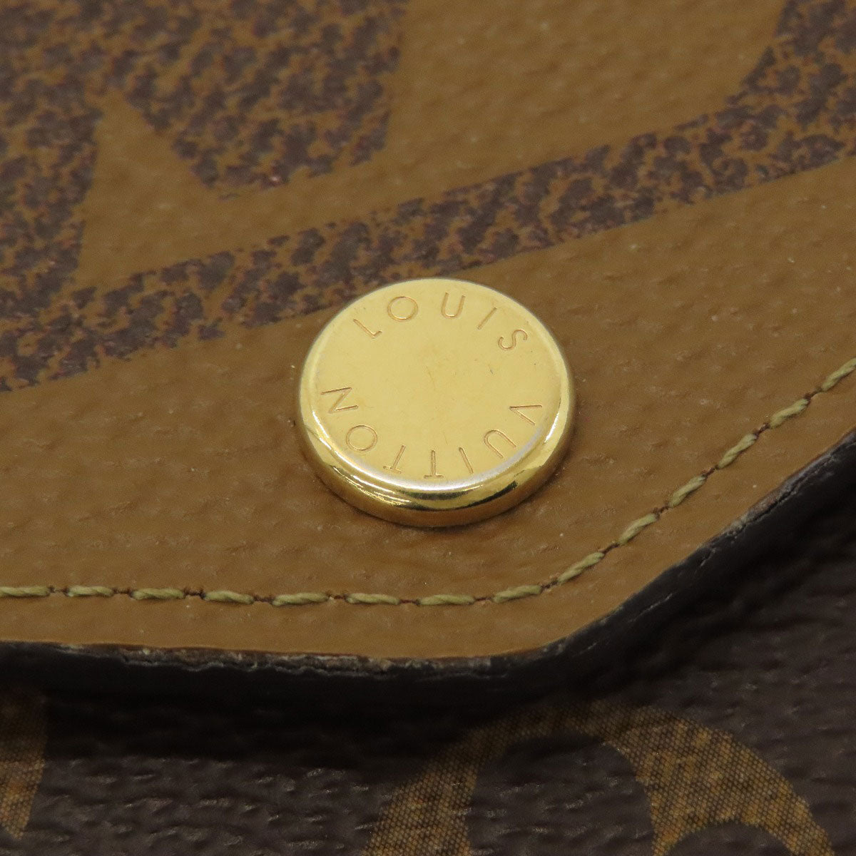 LOUIS VUITTON M80726 Portefeiulle Â· Sarah Long wallet (with coin pocket) Monogram reverse Ladies [Used]