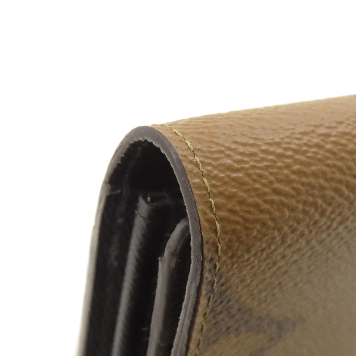 LOUIS VUITTON M80726 Portefeiulle Â· Sarah Long wallet (with coin pocket) Monogram reverse Ladies [Used]