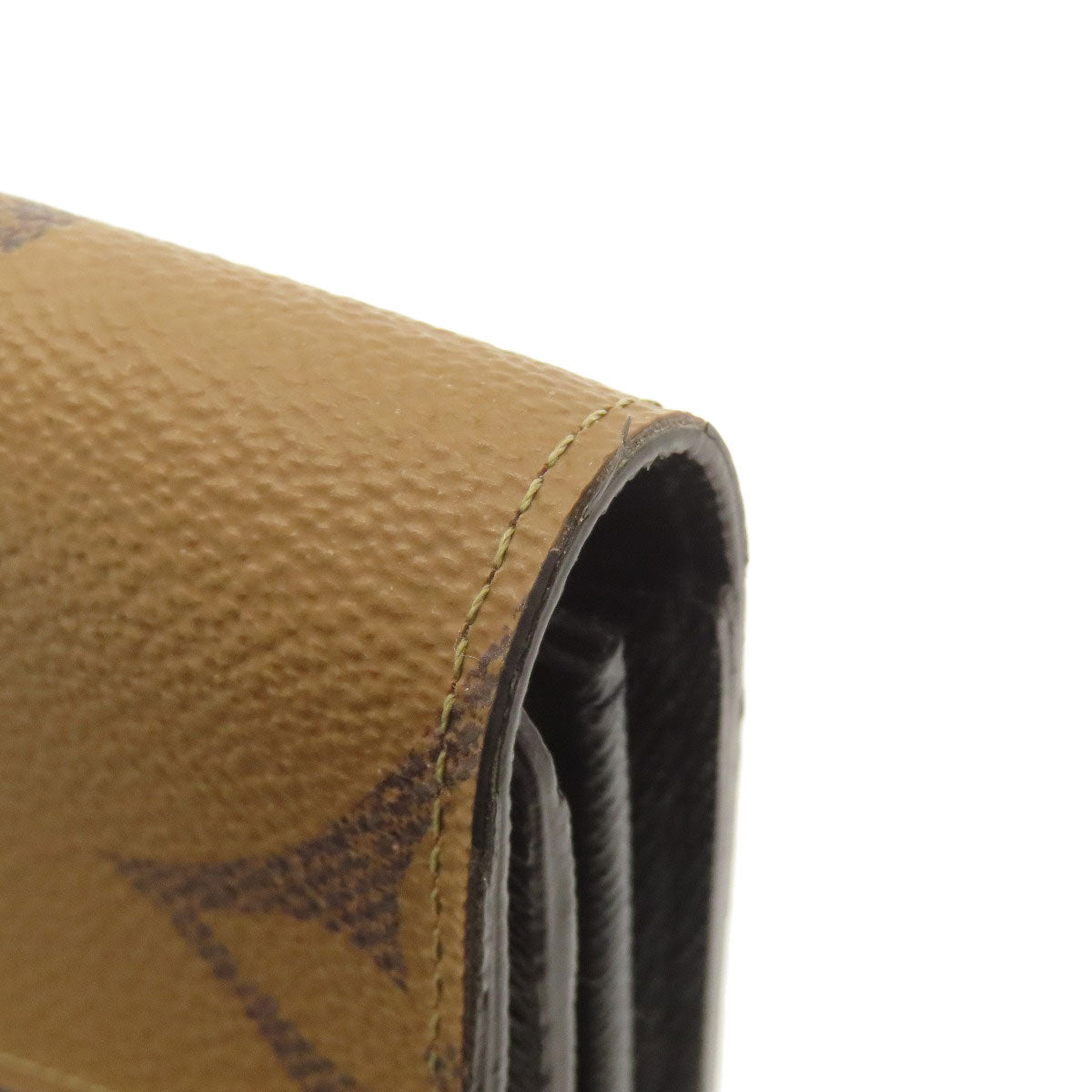 LOUIS VUITTON M80726 Portefeiulle Â· Sarah Long wallet (with coin pocket) Monogram reverse Ladies [Used]