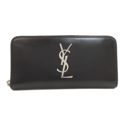 SAINT LAURENT Cassandra Long wallet (with coin pocket) Leather Ladies [Used]