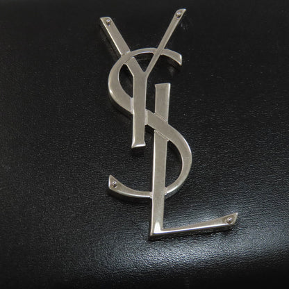 SAINT LAURENT Cassandra Long wallet (with coin pocket) Leather Ladies [Used]
