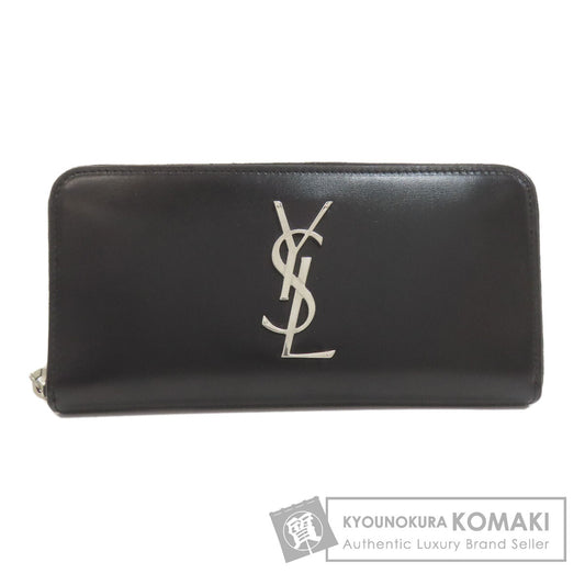 SAINT LAURENT Cassandra Long wallet (with coin pocket) Leather Ladies [Used]