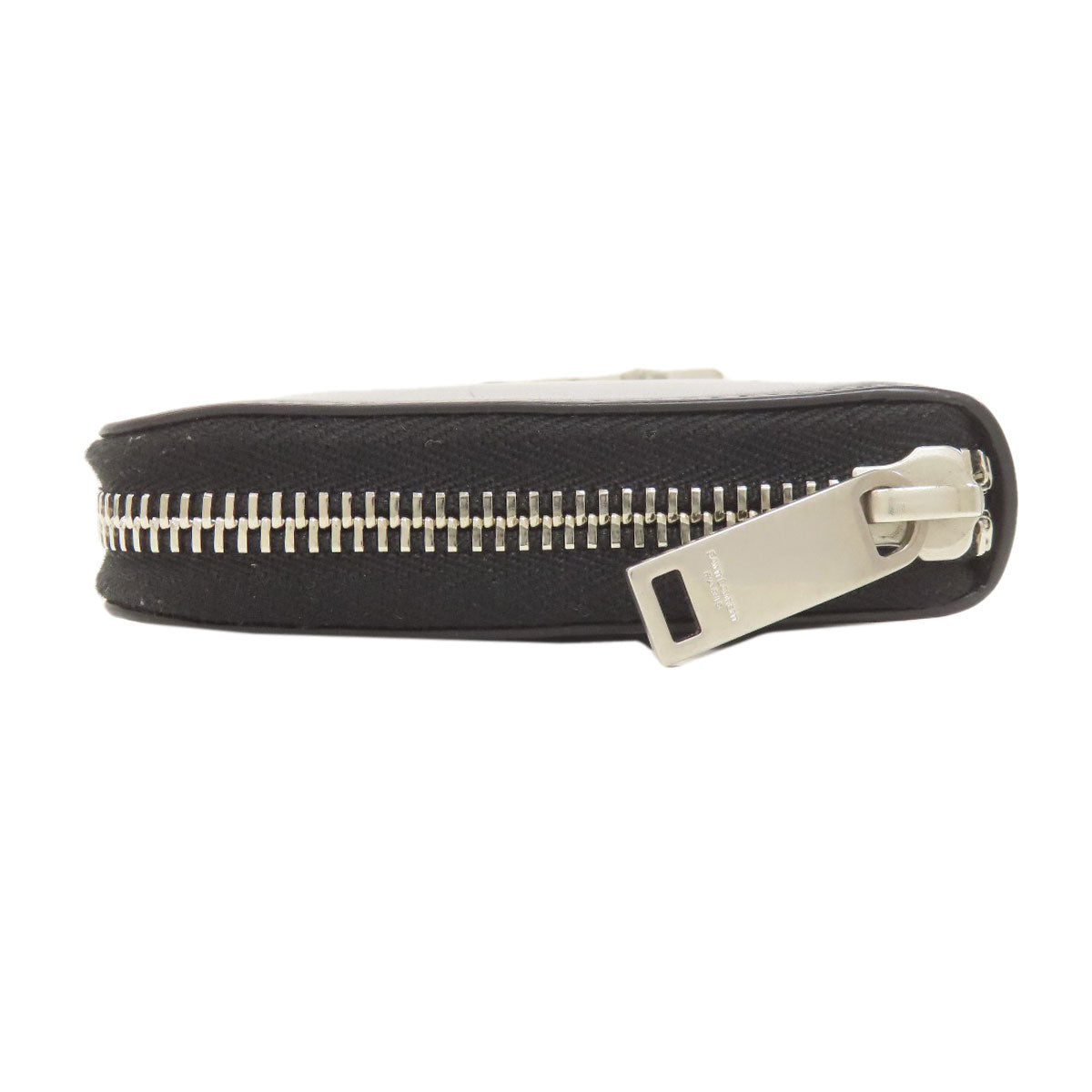 SAINT LAURENT Cassandra Long wallet (with coin pocket) Leather Ladies [Used]