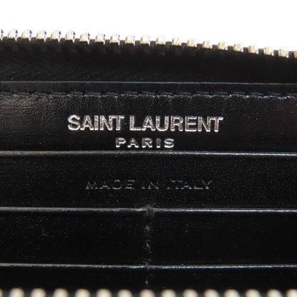 SAINT LAURENT Cassandra Long wallet (with coin pocket) Leather Ladies [Used]