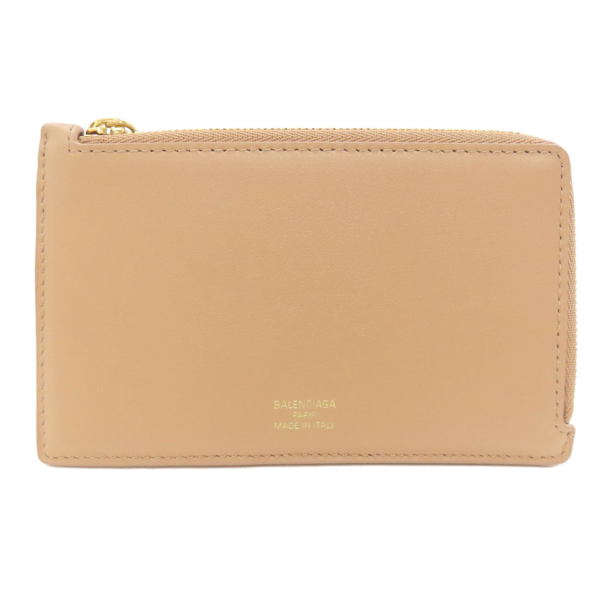 BALENCIAGA 736734 Fragment case coin purse Leather Ladies [Used]
