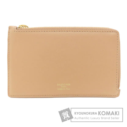 BALENCIAGA 736734 Fragment case coin purse Leather Ladies [Used]