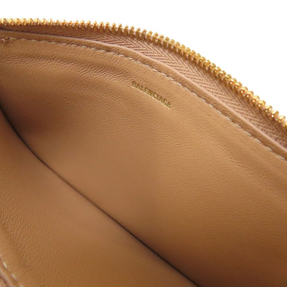 BALENCIAGA 736734 Fragment case coin purse Leather Ladies [Used]
