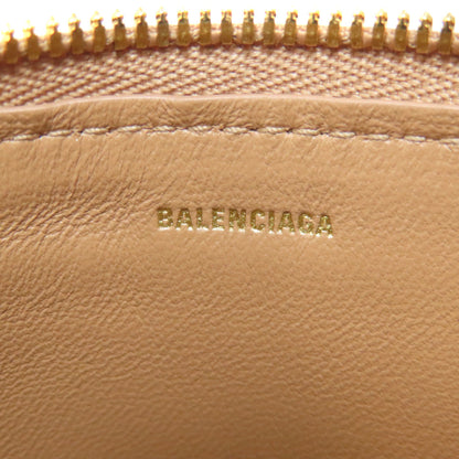 BALENCIAGA 736734 Fragment case coin purse Leather Ladies [Used]