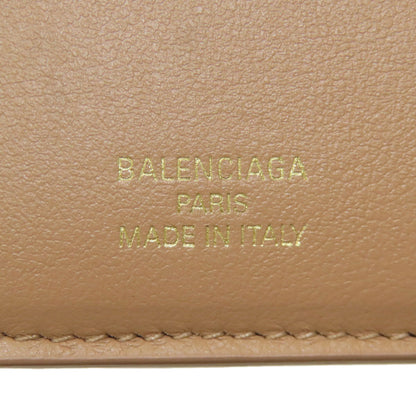 BALENCIAGA 736734 Fragment case coin purse Leather Ladies [Used]