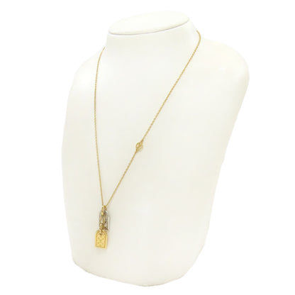 LOUIS VUITTON M63141 Nanogram Necklace Metal Ladies [Used]