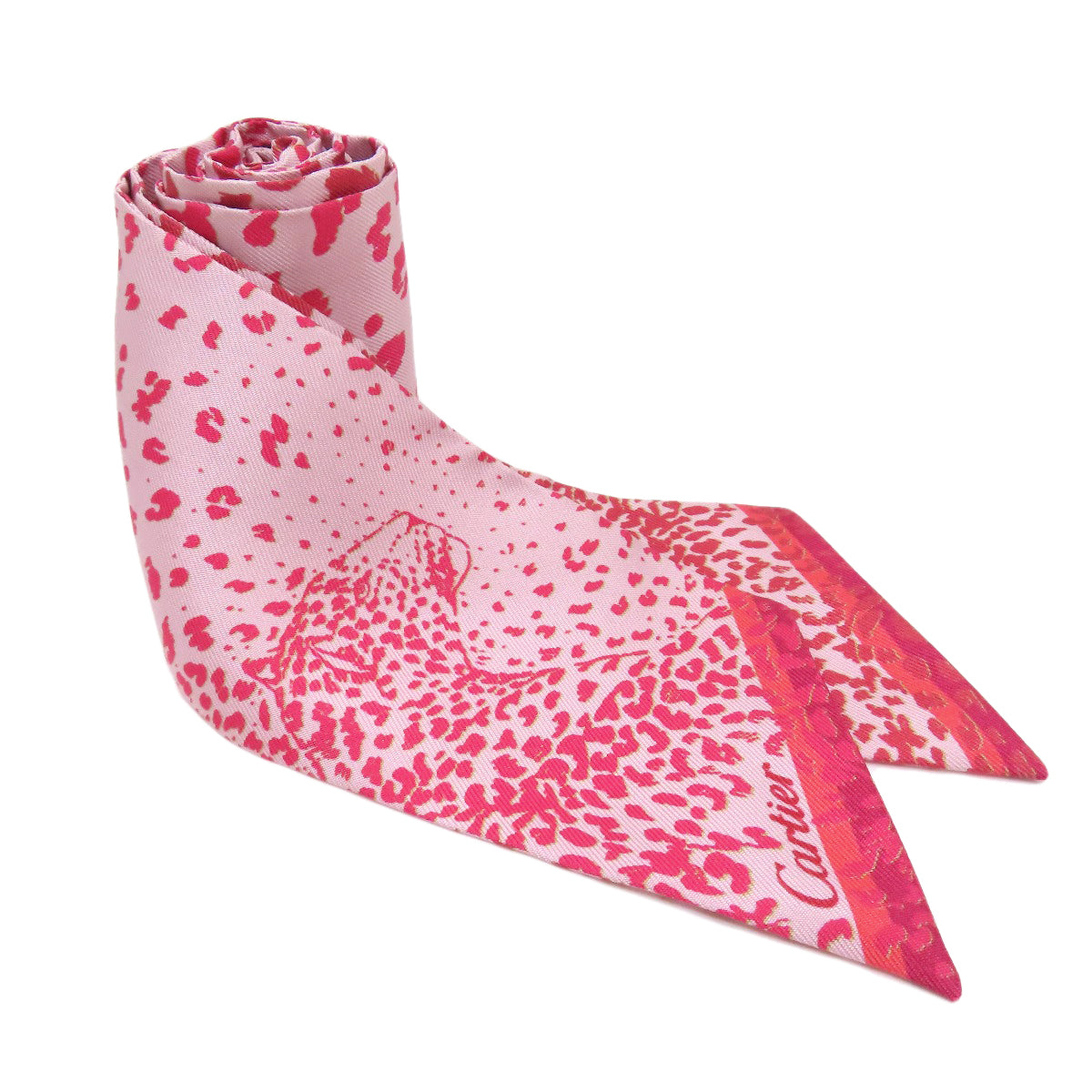 CARTIER Bando Scarf Silk Ladies [Used]