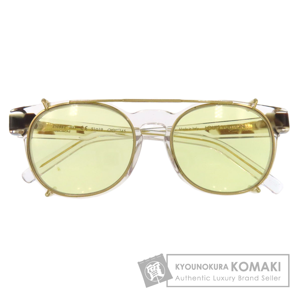 LOUIS VUITTON Z1088E logo sunglasses Plastic Ladies [Used]