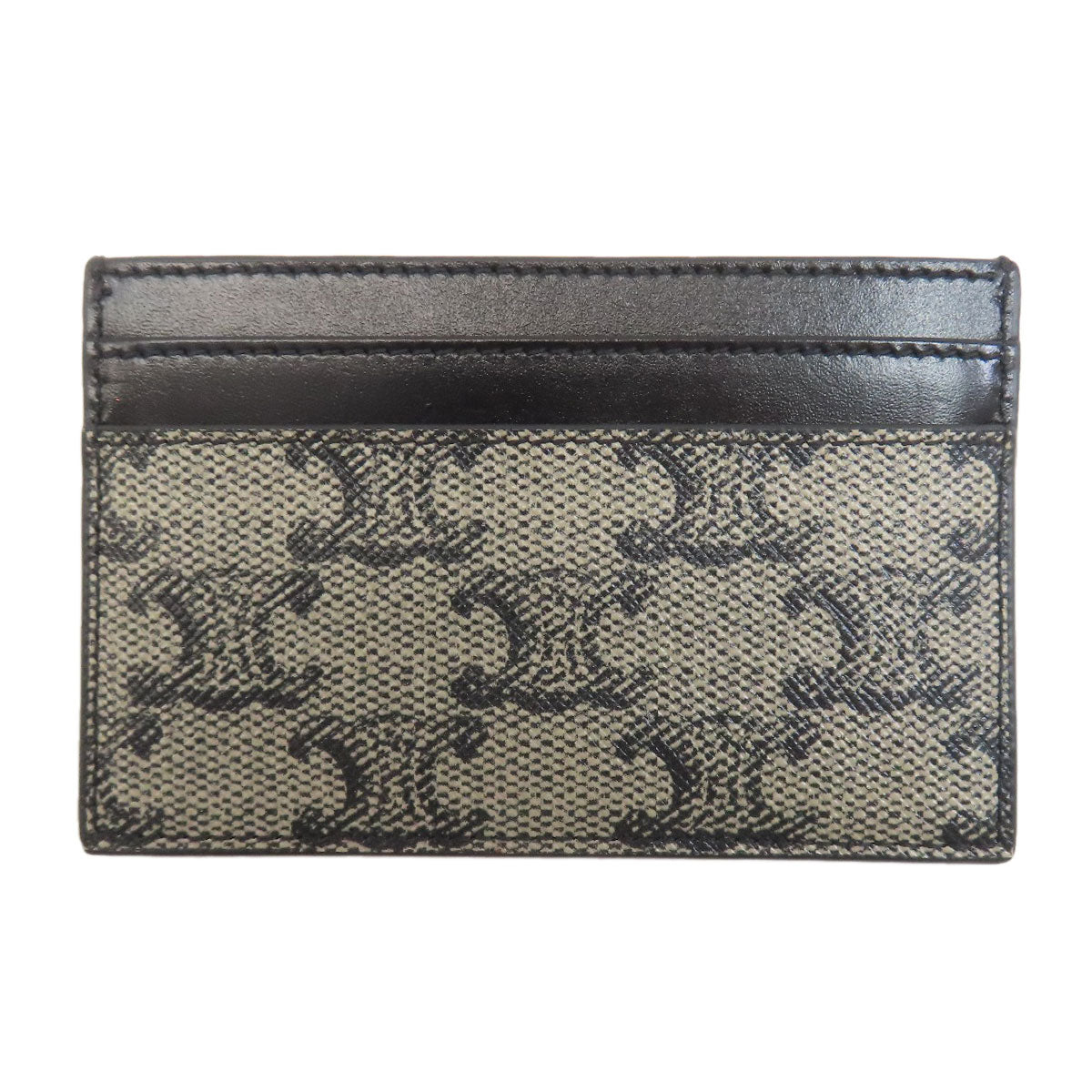 CELINE Triomphe Card Case PVC Ladies [Used]