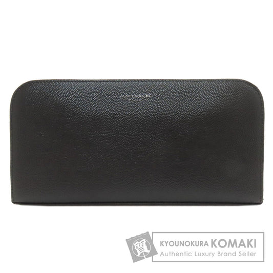 SAINT LAURENT Zip Around Long wallet (with coin pocket) Calf Ladies [Used]