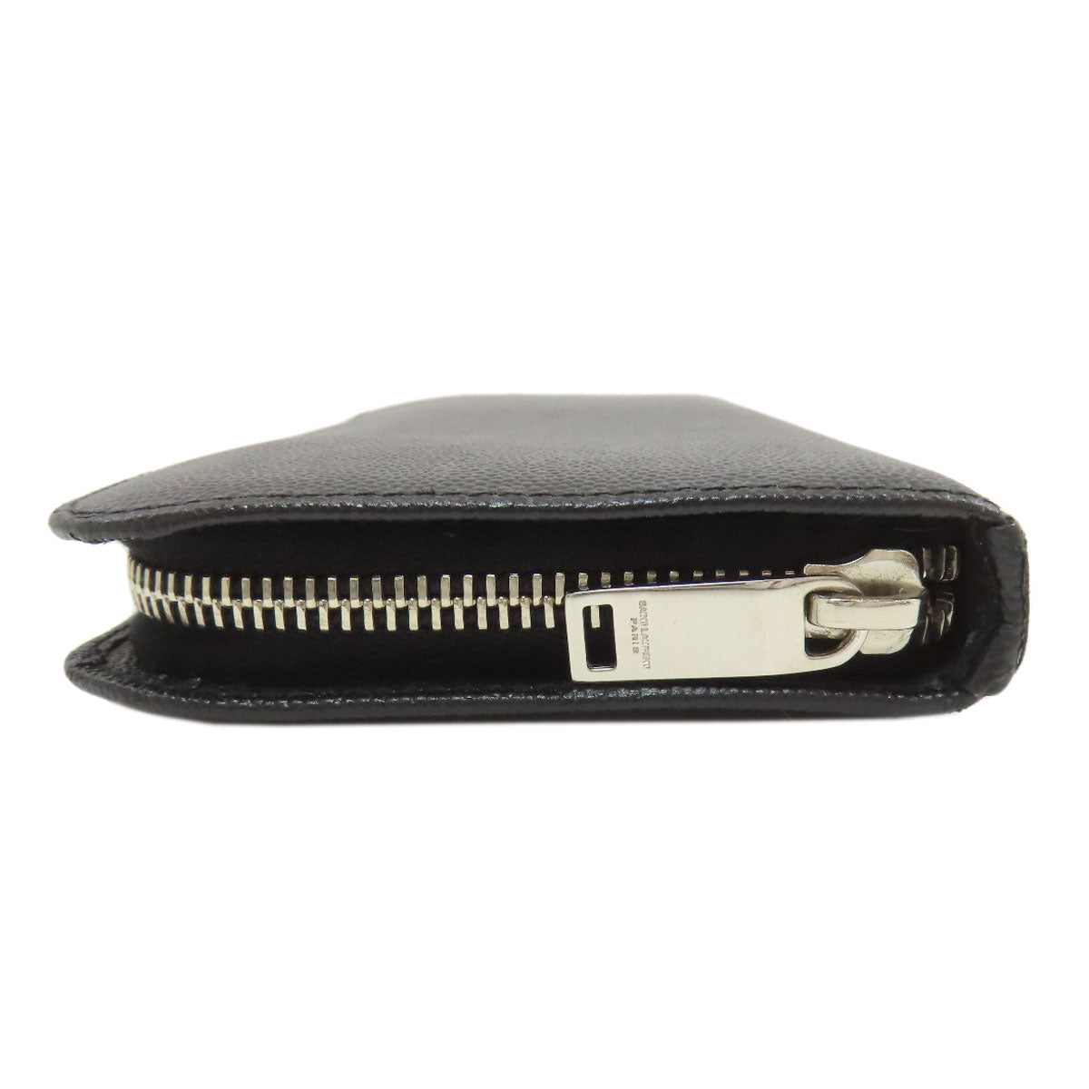 SAINT LAURENT Zip Around Long wallet (with coin pocket) Calf Ladies [Used]