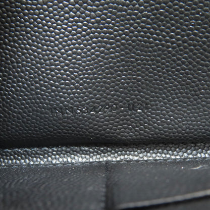 SAINT LAURENT Zip Around Long wallet (with coin pocket) Calf Ladies [Used]