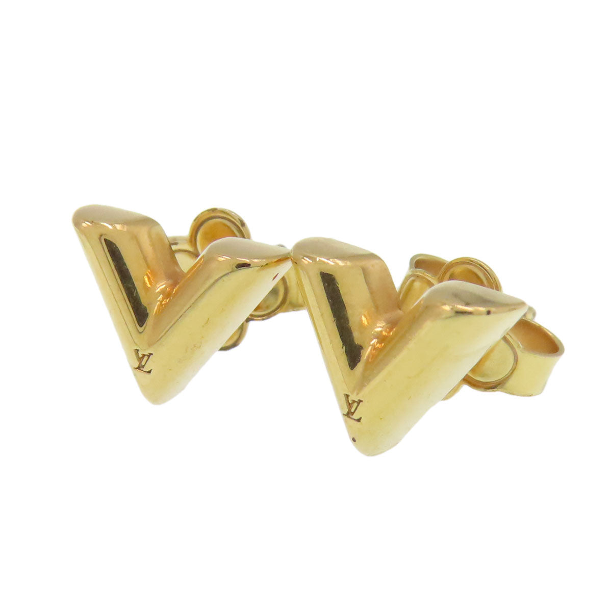 LOUIS VUITTON M68153 Essential V earring Metal Ladies [Used]