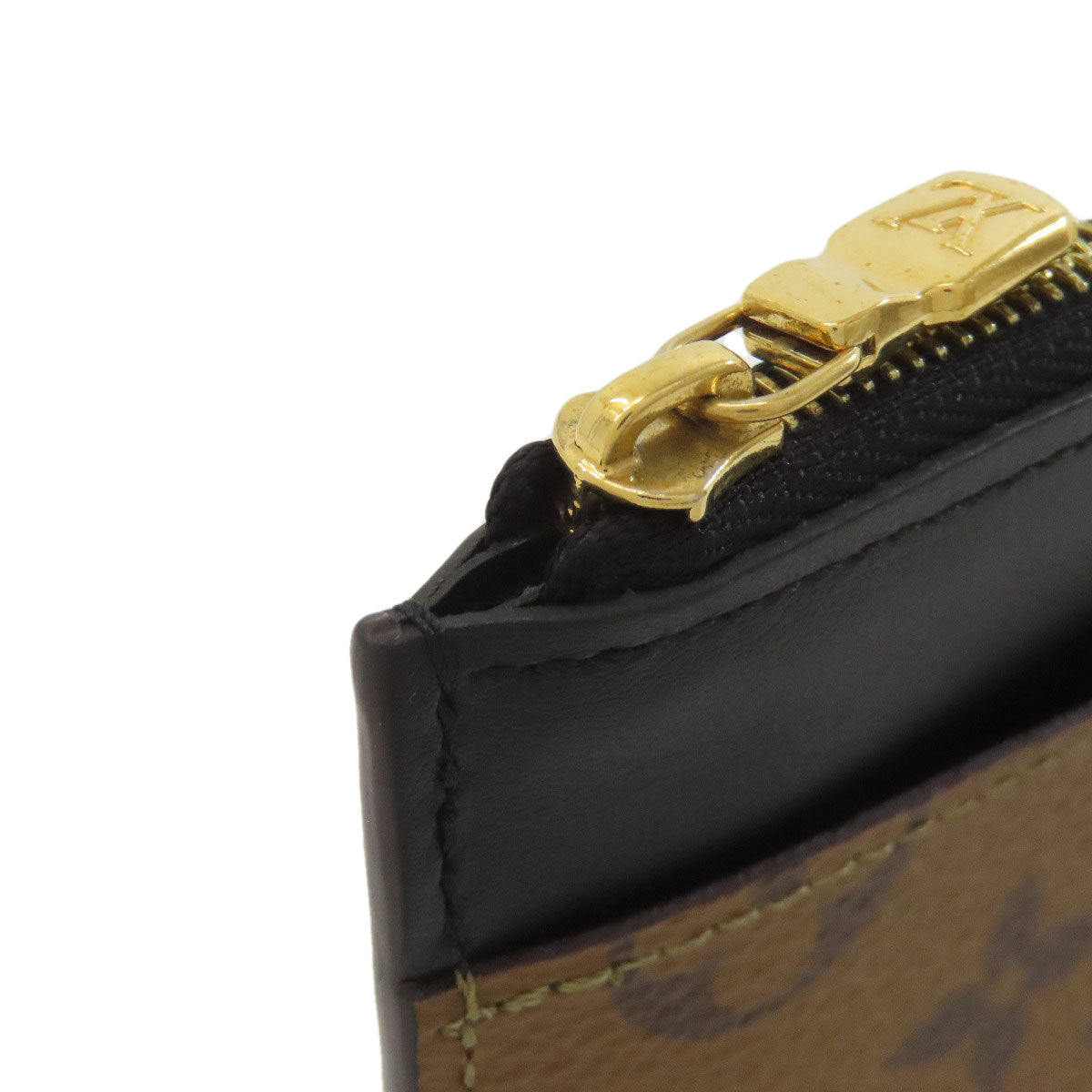 LOUIS VUITTON M80390 Slim purse Long wallet (with coin pocket) Monogram reverse Ladies [Used]