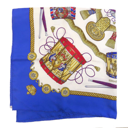 HERMES Carre90 Tambour drum Scarf Silk Ladies [Used]