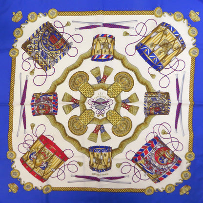 HERMES Carre90 Tambour drum Scarf Silk Ladies [Used]