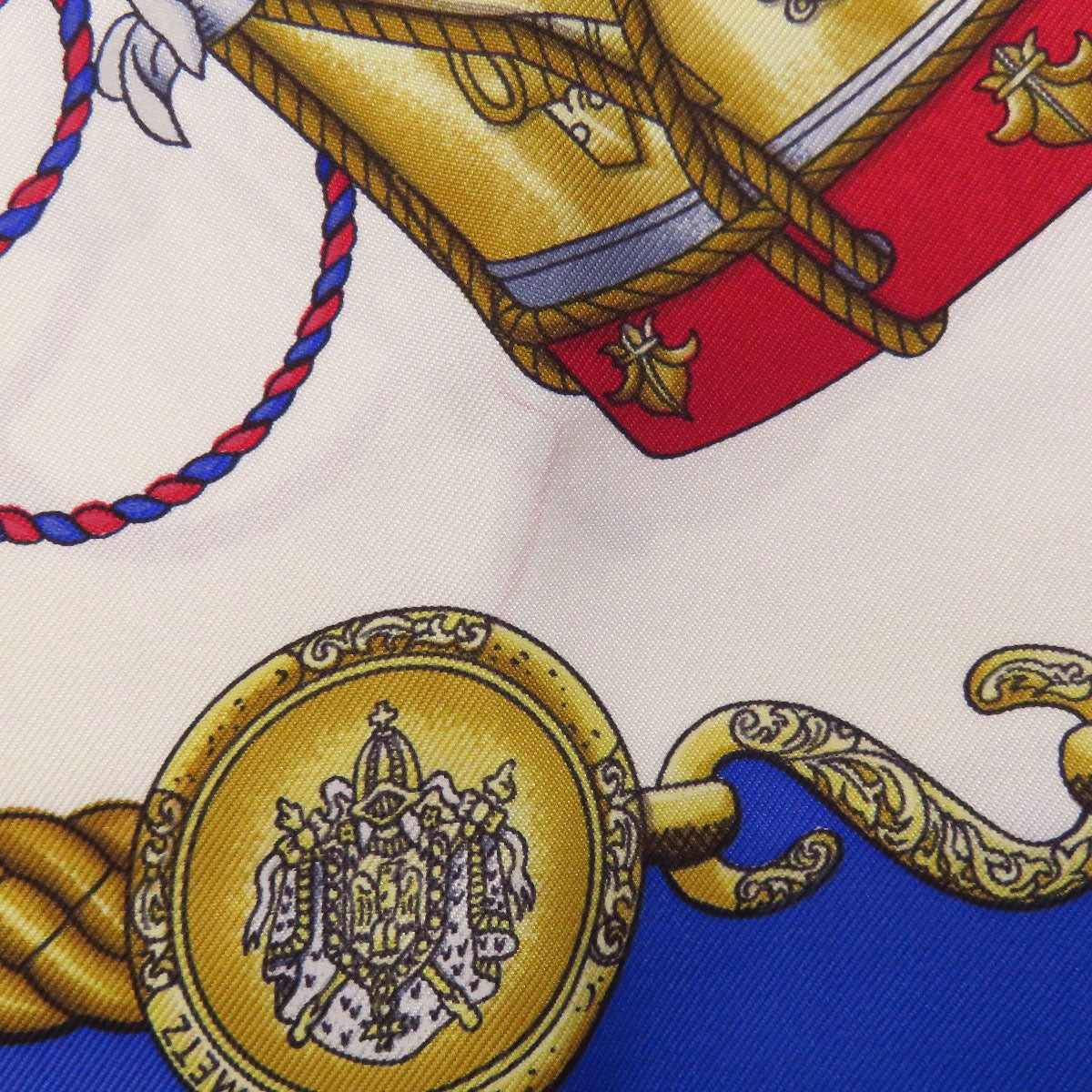 HERMES Carre90 Tambour drum Scarf Silk Ladies [Used]