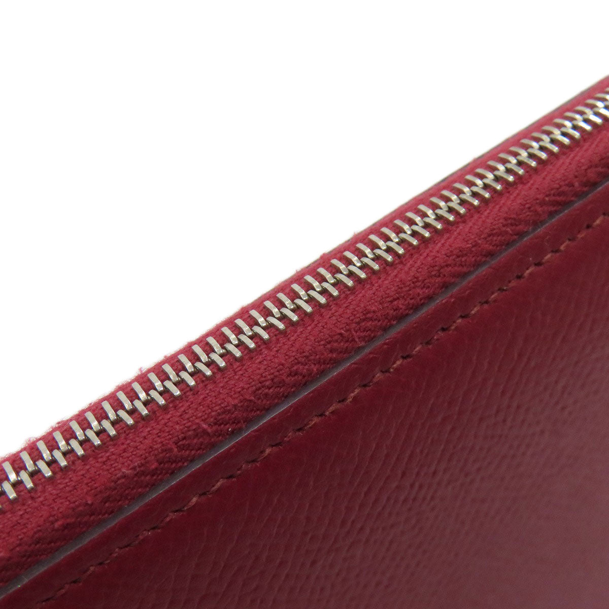 HERMES Azap Silkin Long SilverHardware Long wallet (with coin pocket) Epsom Ladies [Used]