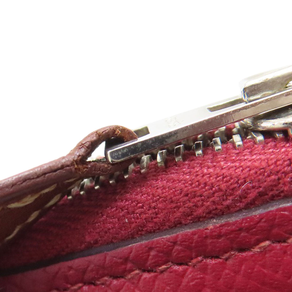 HERMES Azap Silkin Long SilverHardware Long wallet (with coin pocket) Epsom Ladies [Used]