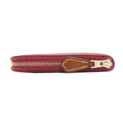 HERMES Azap Silkin Long SilverHardware Long wallet (with coin pocket) Epsom Ladies [Used]