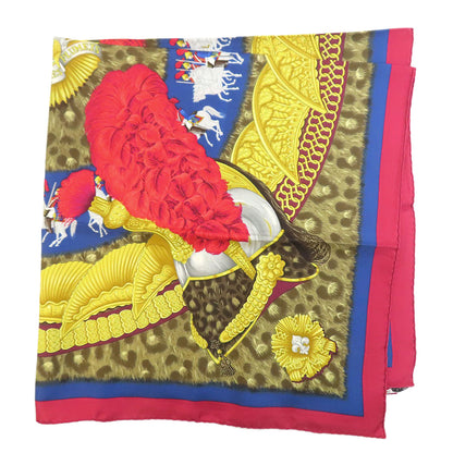 HERMES Carre90 Faceless Helmet Scarf Silk Ladies [Used]