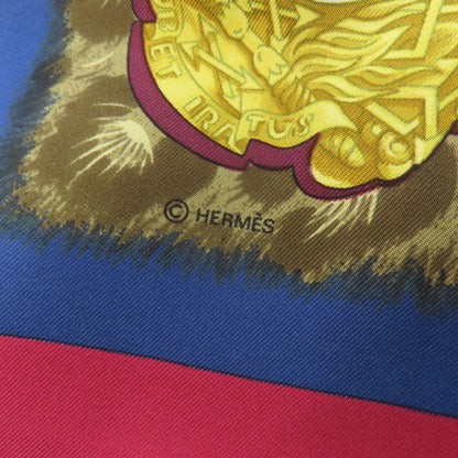 HERMES Carre90 Faceless Helmet Scarf Silk Ladies [Used]