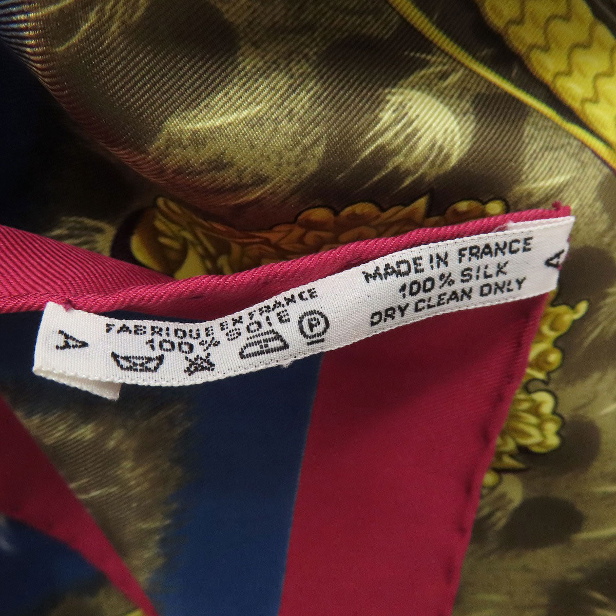 HERMES Carre90 Faceless Helmet Scarf Silk Ladies [Used]