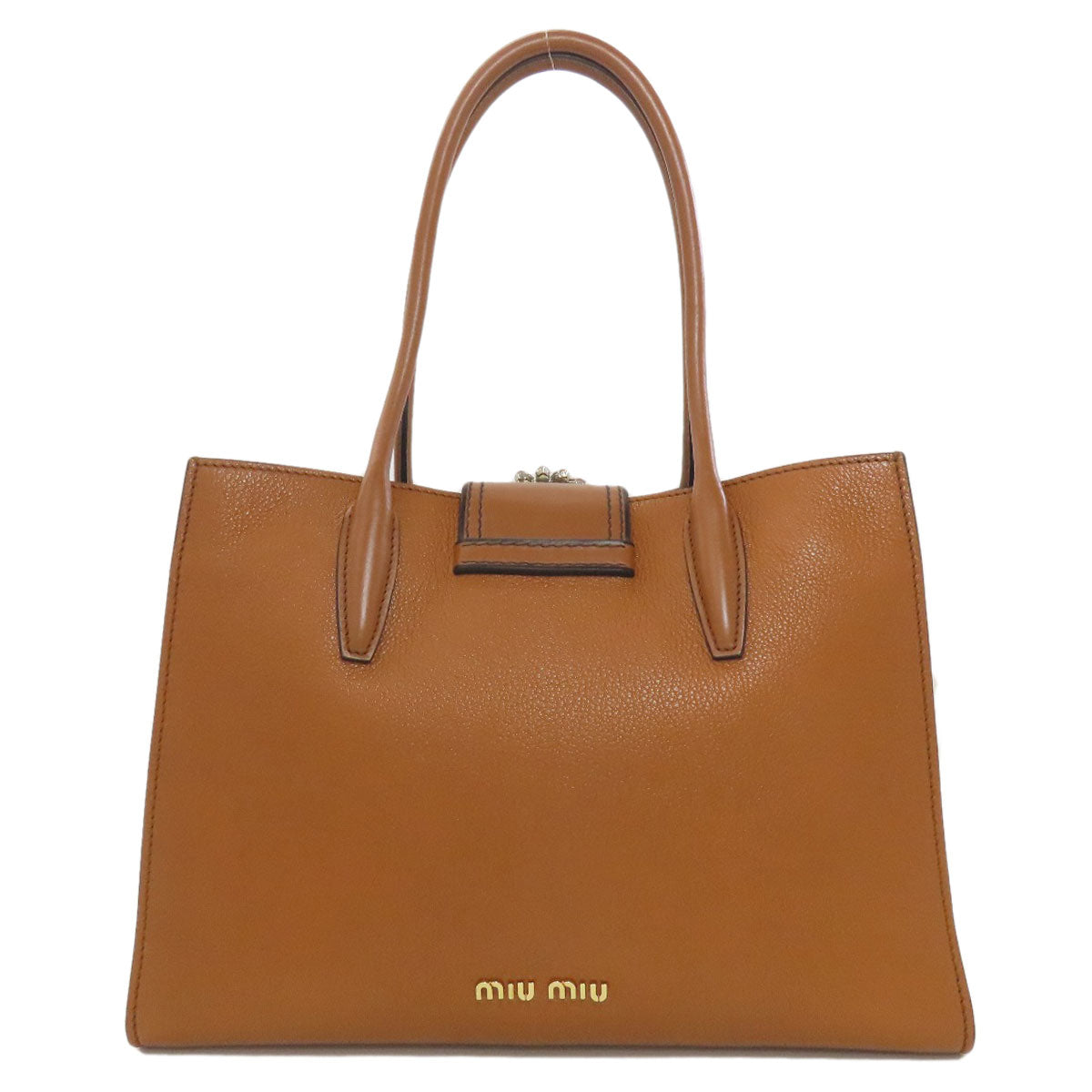 MIUMIU 5BG059 Mew Lady Tote Bag Calf Ladies [Used]