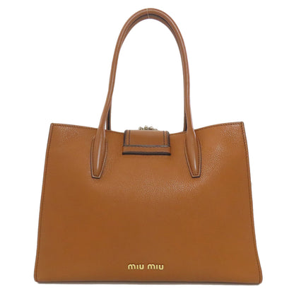 MIUMIU 5BG059 Mew Lady Tote Bag Calf Ladies [Used]