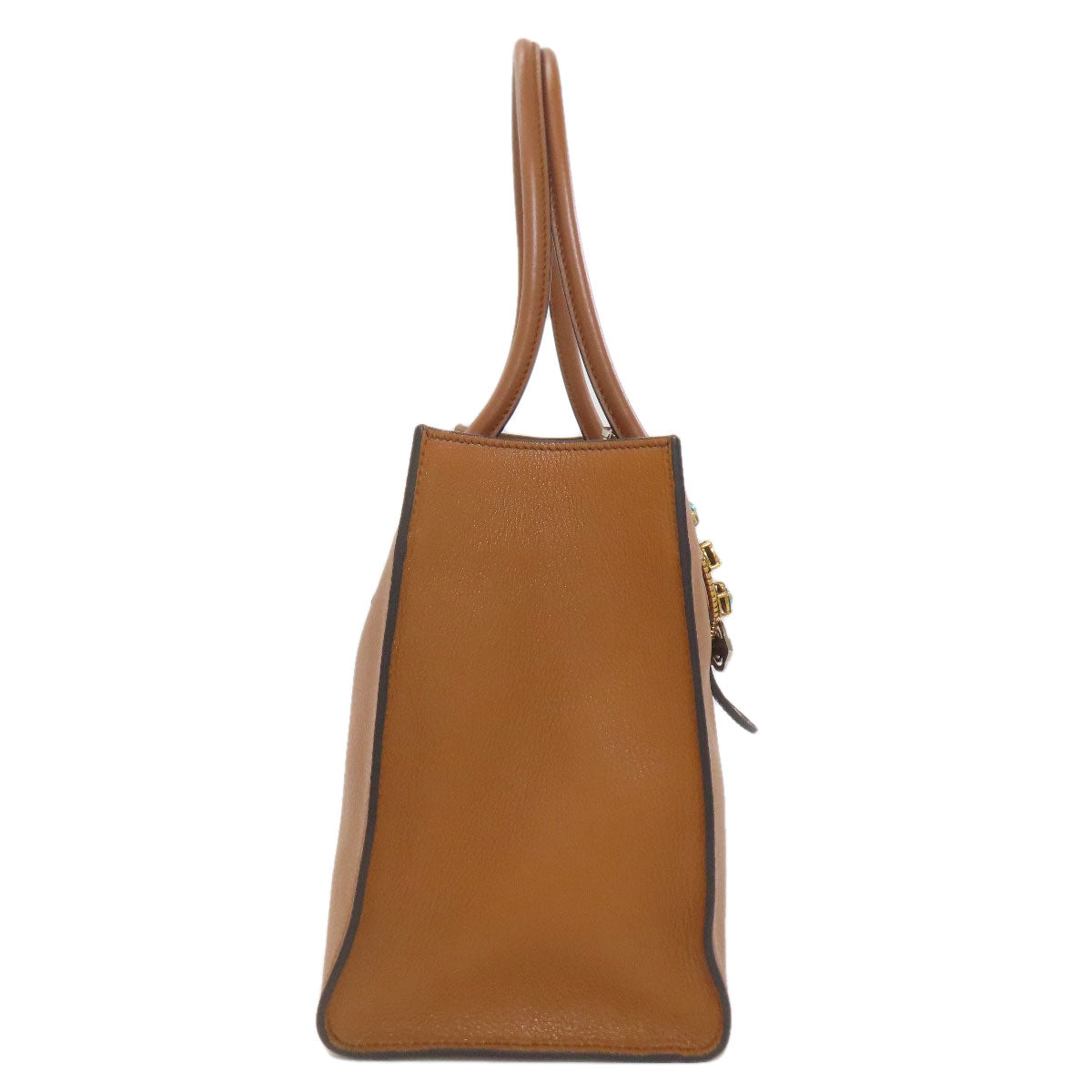 MIUMIU 5BG059 Mew Lady Tote Bag Calf Ladies [Used]