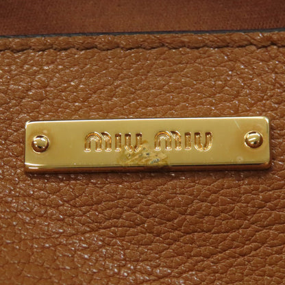 MIUMIU 5BG059 Mew Lady Tote Bag Calf Ladies [Used]