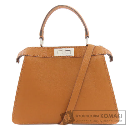 FENDI Peekaboo I See You 2WAY Handbag Calf Ladies [Used]
